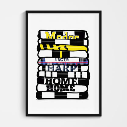 Notts County Shirt Stack Print