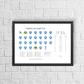 Napoli 2022/23 Serie A Winners Season Squad Print