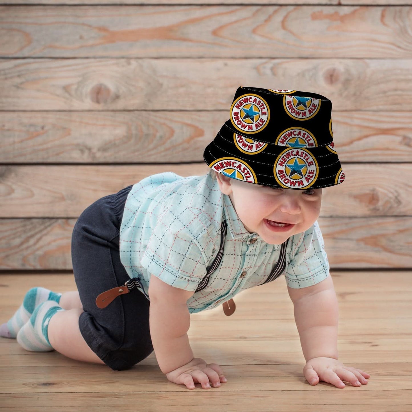 Newcastle - Brown Ale Pattern - Bucket Hat