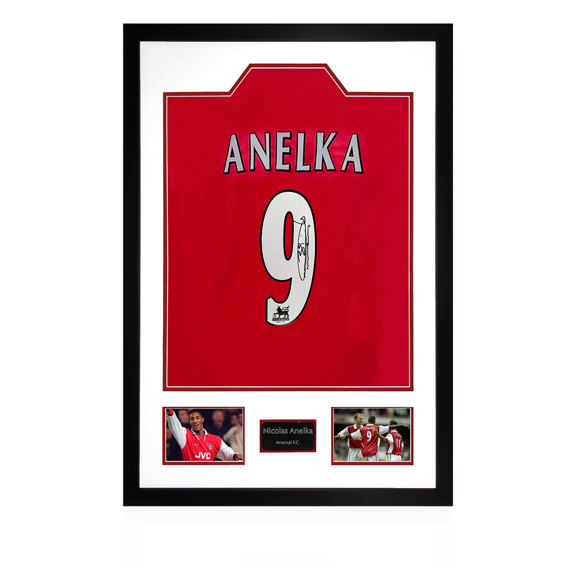 Nicolas Anelka Signed Arsenal Premium Frame