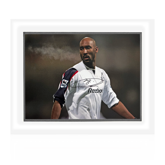 Nicolas Anelka Signed Bolton Wanderers Mount
