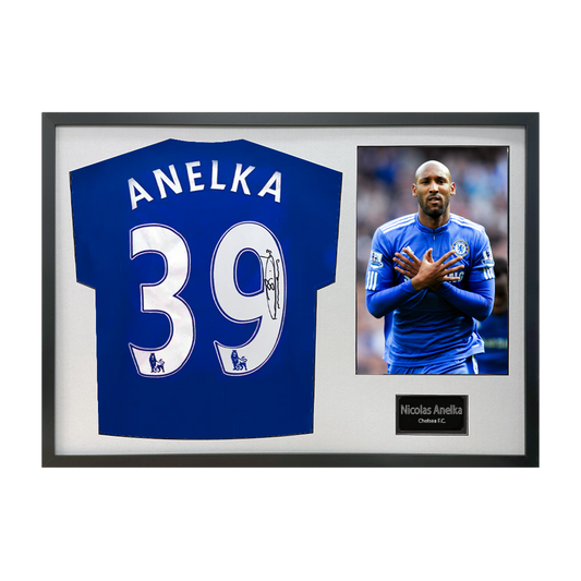 Nicolas Anelka Signed Chelsea Classic Frame