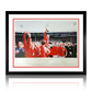 Nobby Stiles & Gary Keane Signed 'When Football Came Home' Deluxe Mount Frame
