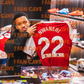 Ethan Nwaneri Signed Arsenal Shirt Classic Frame