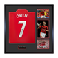 Michael Owen Signed Manchester United Shirt Elite Frame