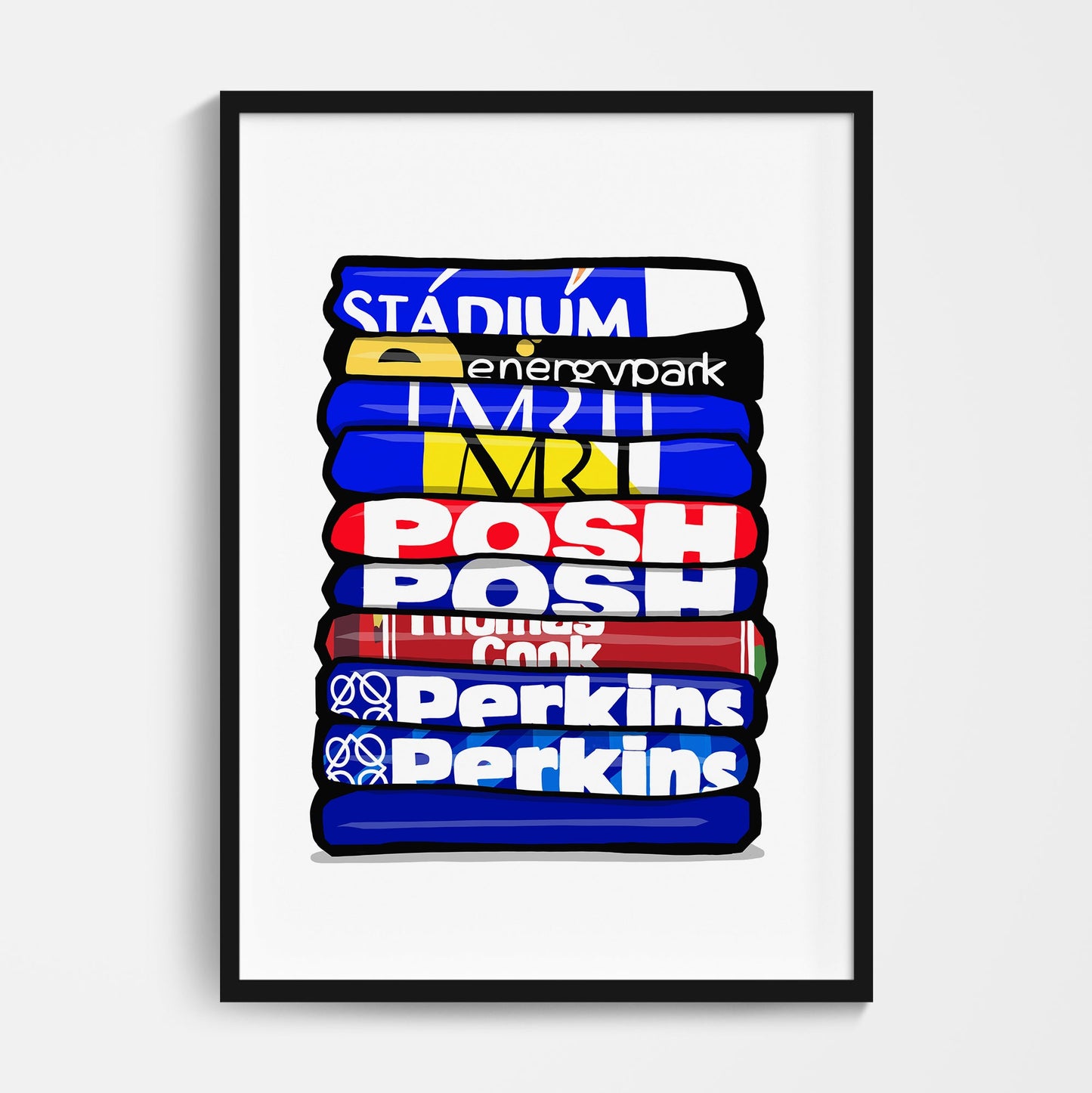 Peterborough Shirt Stack Print