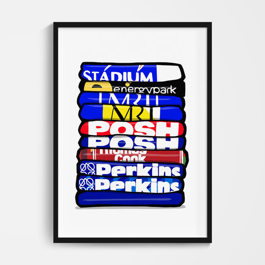 Peterborough Shirt Stack Print
