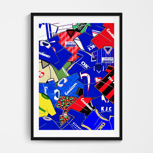 Portsmouth Shirts Mash Up Print