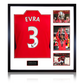 Patrice Evra Signed Manchester United Elite Frame