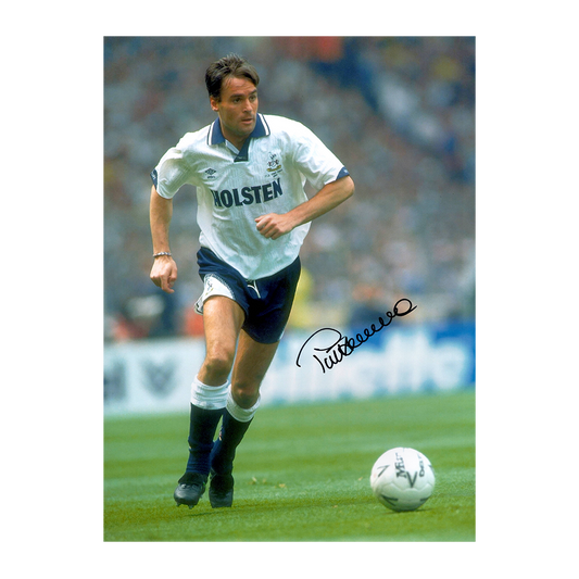 Pat Van Den Hauwe Signed Tottenham Hotspur 16x12 Photo