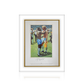 Pele Signed England v Brazil Mount