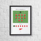 Personalised Football Team Print