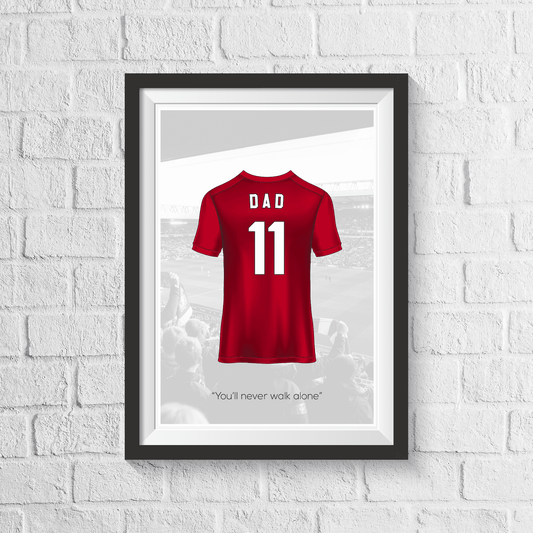 Personalised Liverpool Fan Shirt Print