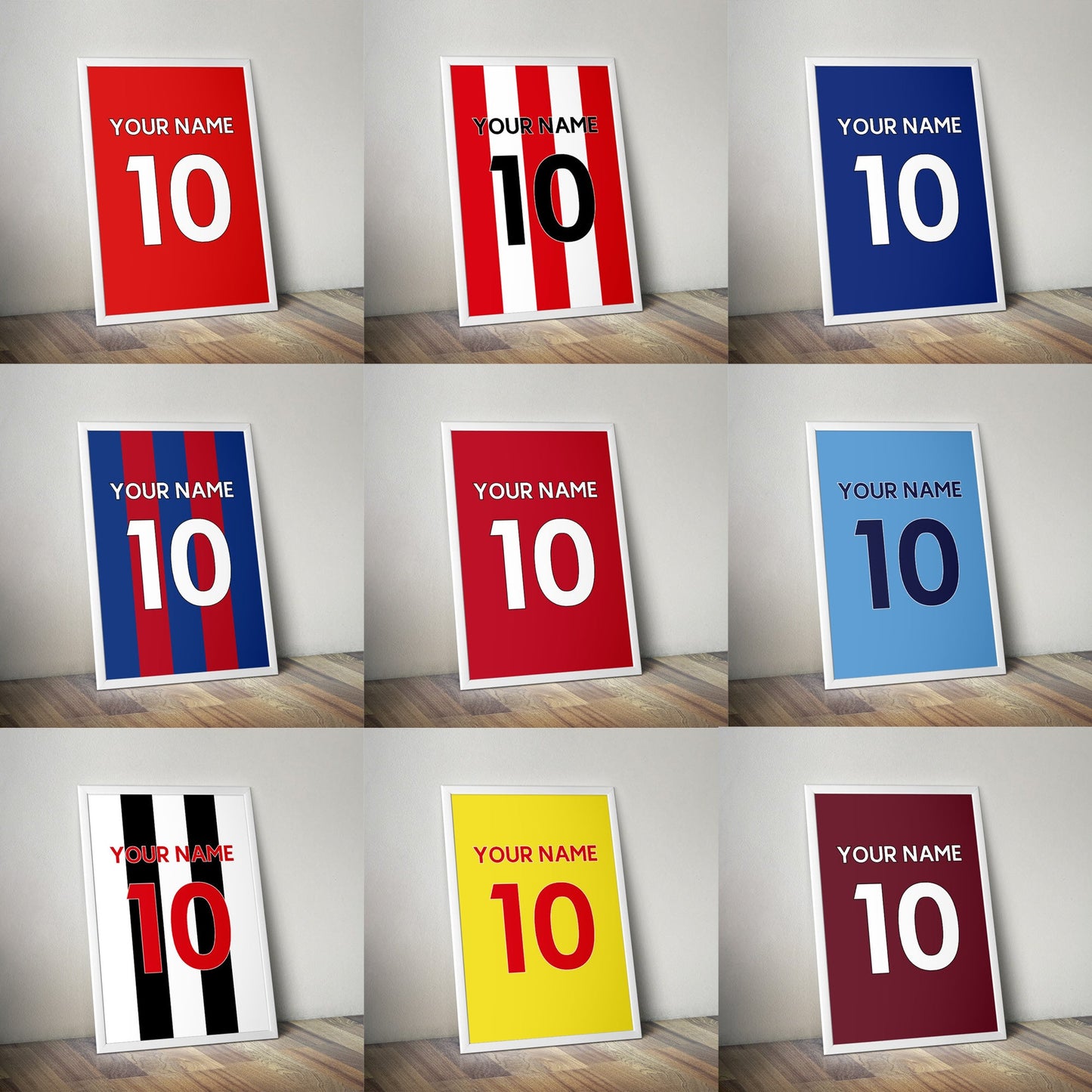 Personalised Football Shirt Print