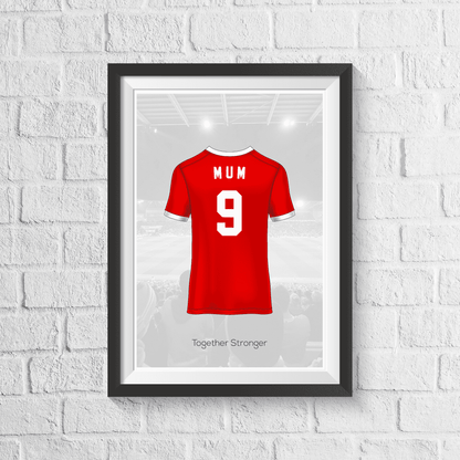 Personalised Wales Fan Shirt Print