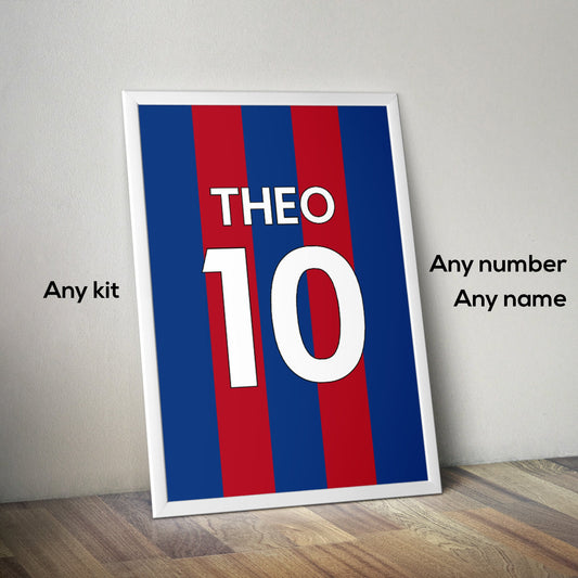 Personalised Football Shirt Print
