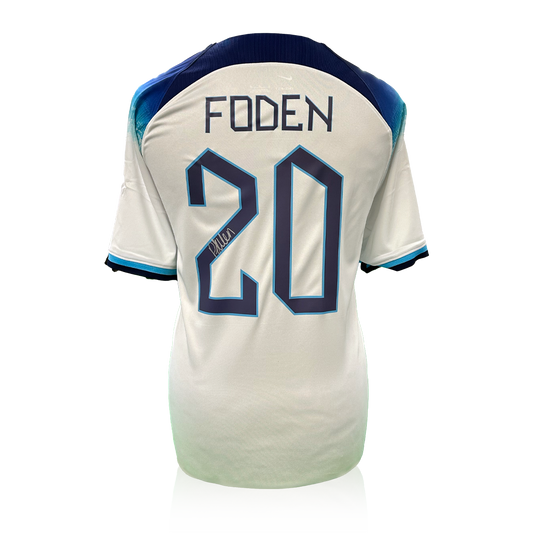 Phil Foden Signed England Shirt