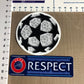 Champions League and Respect Player Size Sleeve Badge