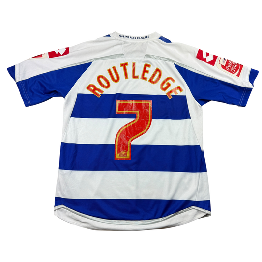QPR 2009/2010 Player Issue Home Shirt - Routledge 7