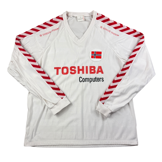 Norway 1987 Match Worn Away Shirt - No 3