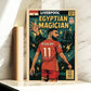 Mo Salah Comic Book Style A3 Print