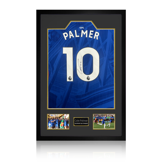 Cole Palmer Signed Chelsea 25/26 Club World Cup Champion Shirt Premium Frame