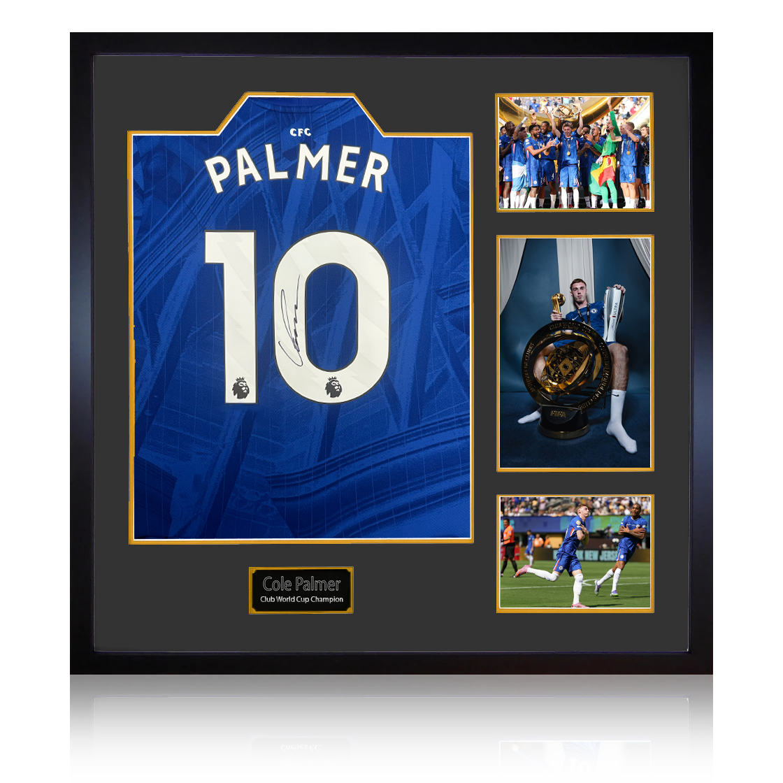 Cole Palmer Signed Chelsea 25/26 Club World Cup Champion Shirt Elite Frame