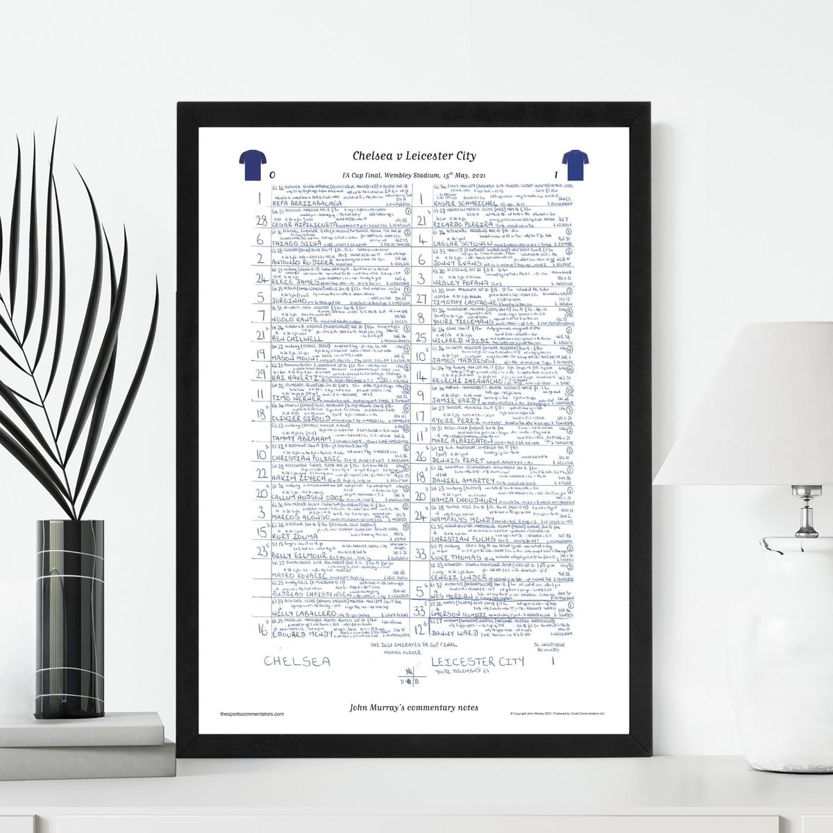 FOOTBALL Chelsea v Leicester City, FA Cup Final, Wembley Stadium, May 15, 2021. John Murray.