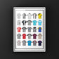 Chorley Retro Shirts Football Print
