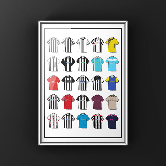 Chorley Retro Shirts Football Print