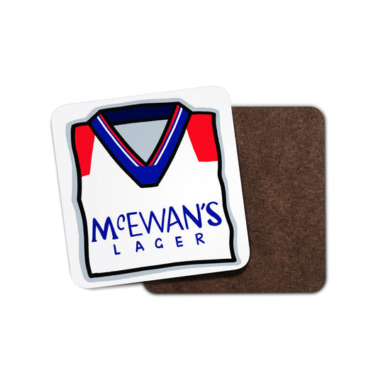 Rangers 1992 Away Shirt Coaster