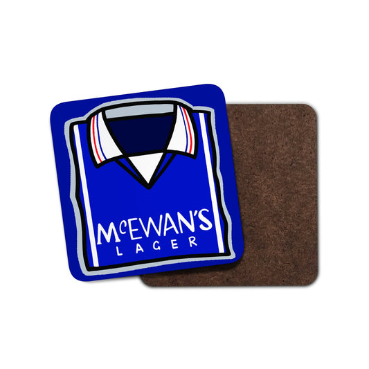 Rangers 1997 Home Shirt Coaster