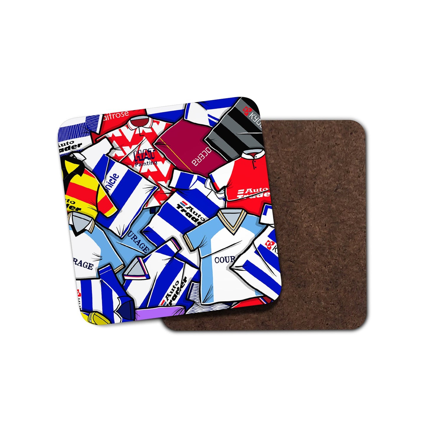 Reading Shirts Mash Up Coaster