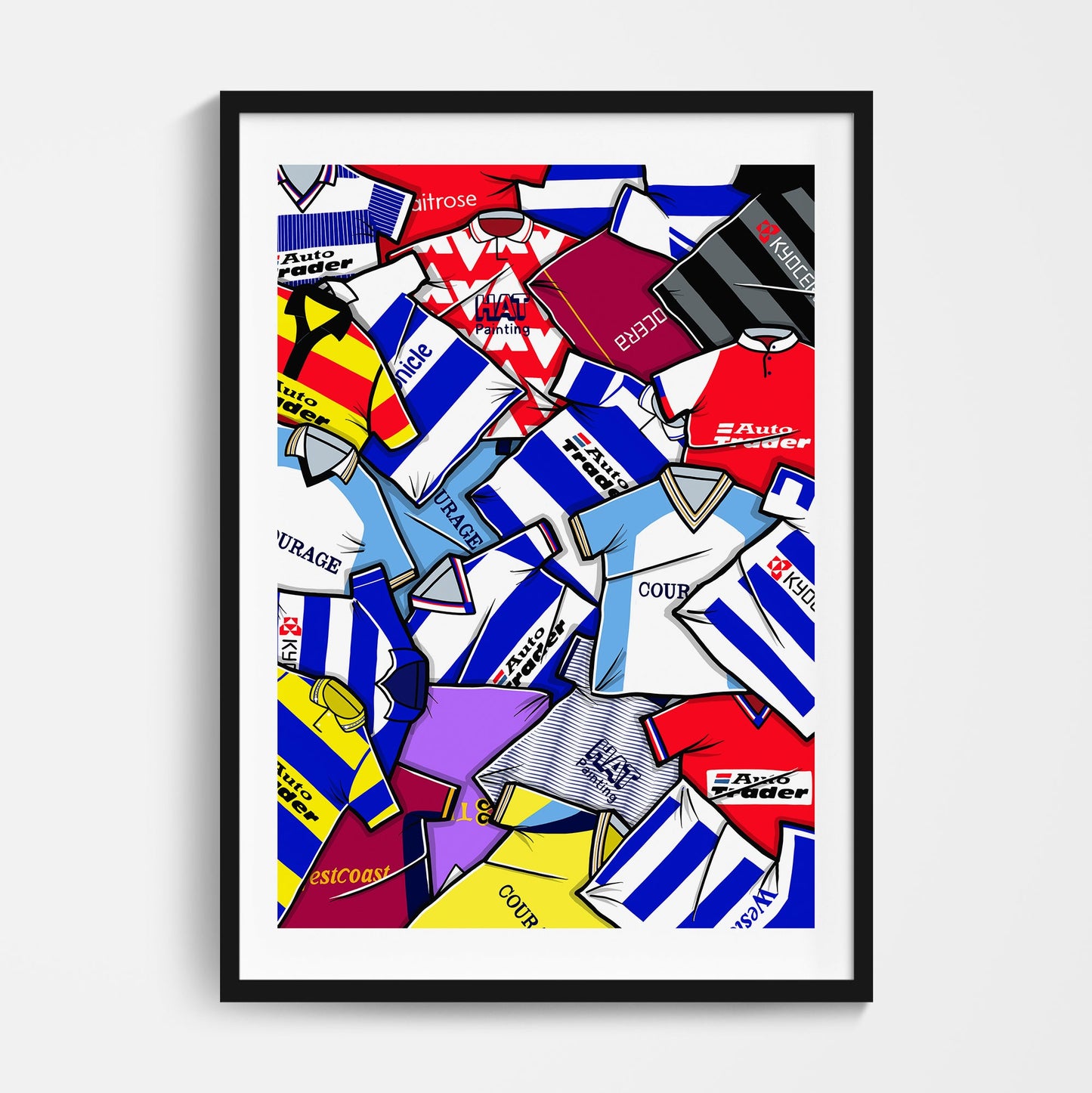 Reading Shirts Mash Up Print