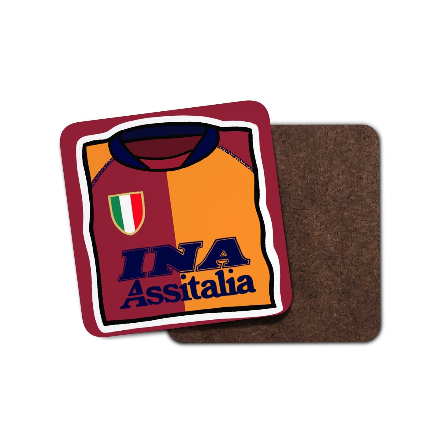 Roma 2002 Home Shirt Coaster