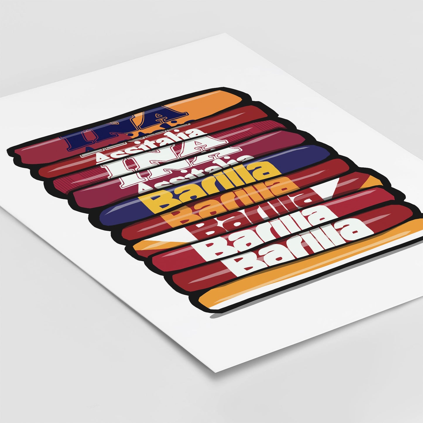 Roma Shirt Stack Print