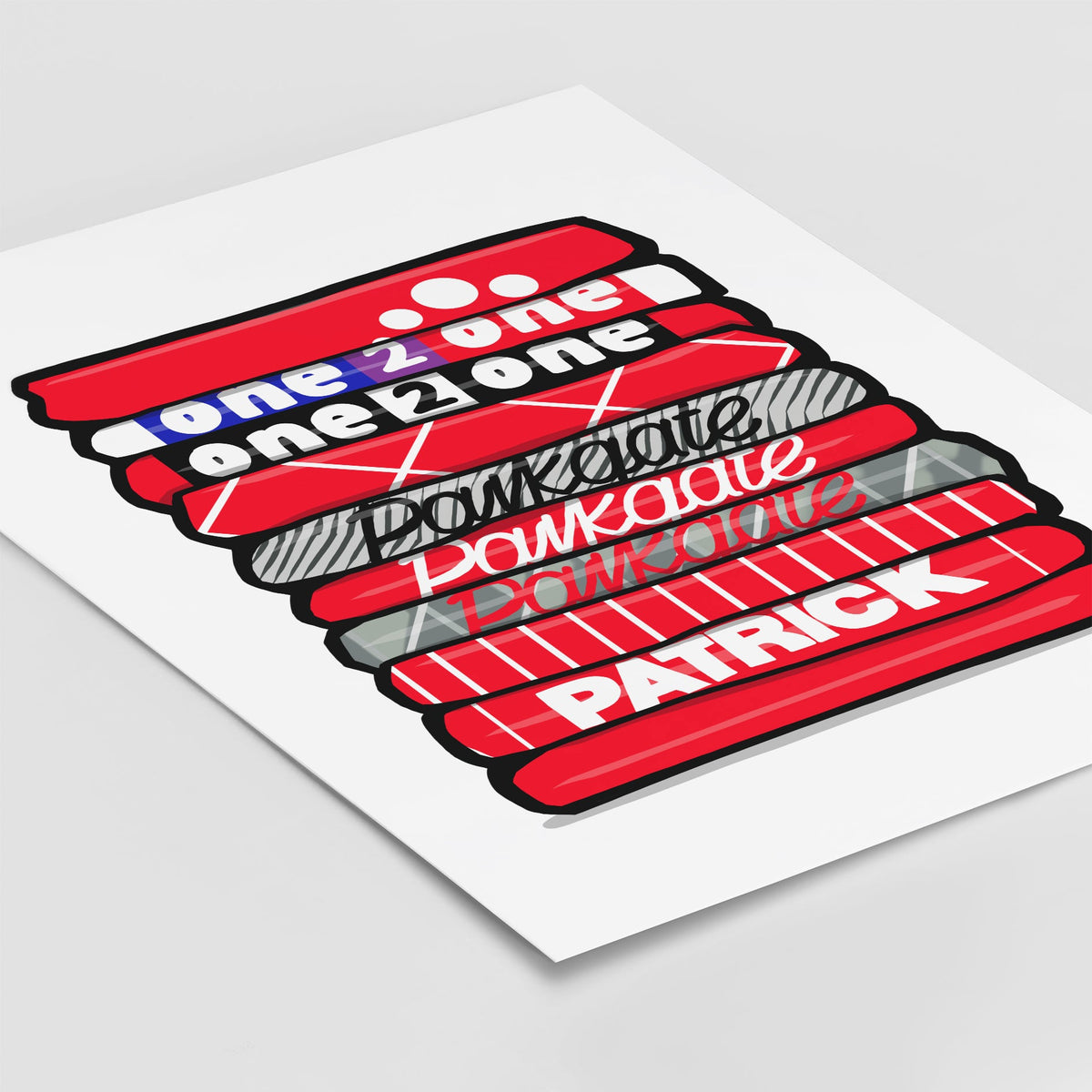 Instant Print Rotherham Rotherham Shirt Stack Print – Casual Football Shirts