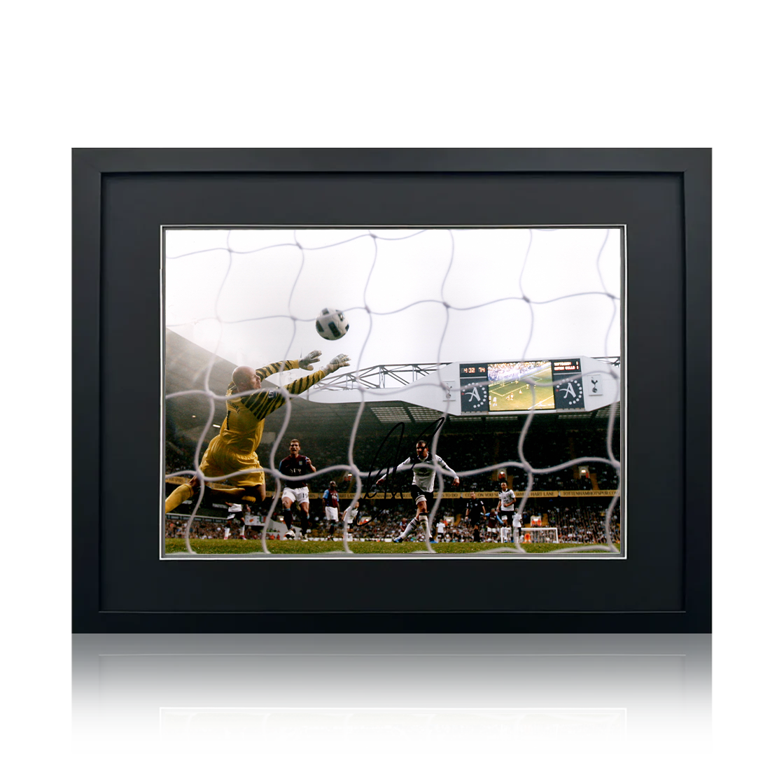 Rafael van der Vaart Signed Tottenham Hotspur Image Deluxe Mount Frame