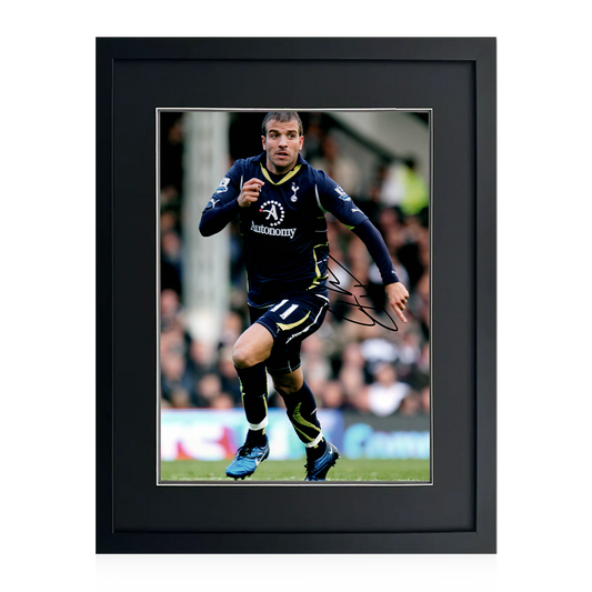 Rafael van der Vaart Signed Tottenham Hotspur Image Deluxe Mount Frame