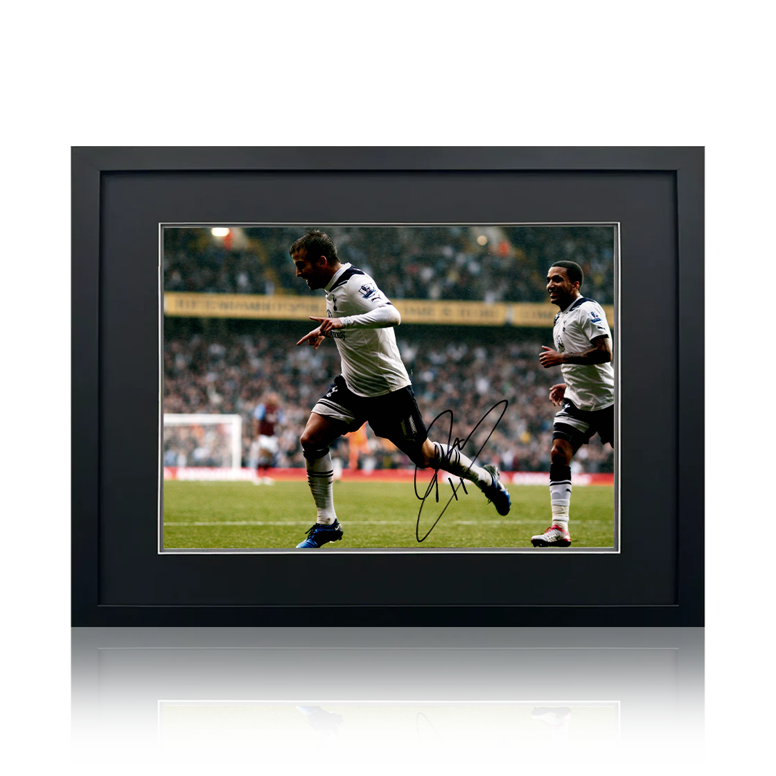 Rafael van der Vaart Signed Tottenham Hotspur Image Deluxe Mount Frame