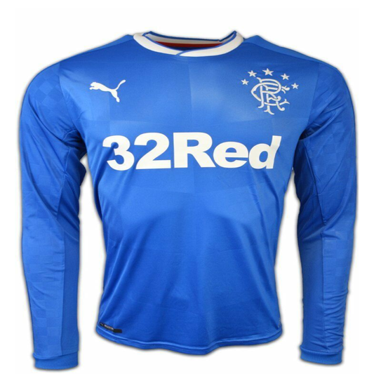 Rangers 2016-2017 Home Football Shirt L/S (BNWT) XL