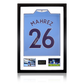 Riyad Mahrez Signed Manchester City 20/21 Shirt Premium Frame
