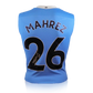 Riyad Mahrez Front Signed Manchester City 20/21 Shirt