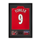 Robbie Fowler Signed Liverpool Shirt Premium Frame