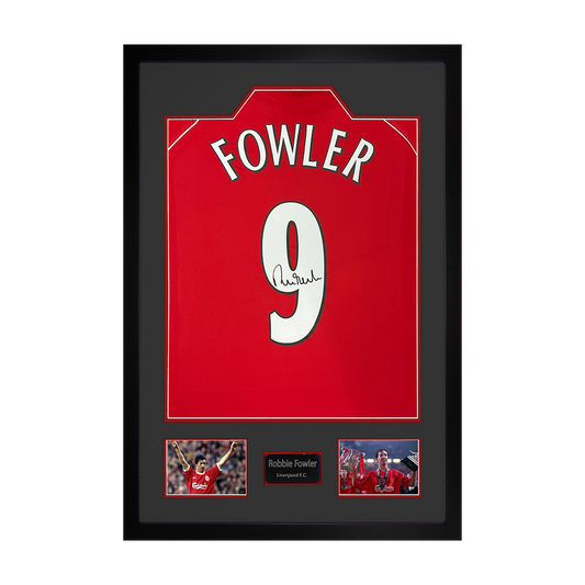 Robbie Fowler Signed Liverpool Shirt Premium Frame