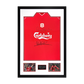 Robbie Fowler & Emile Heskey Signed Liverpool Shirt Premium Frame