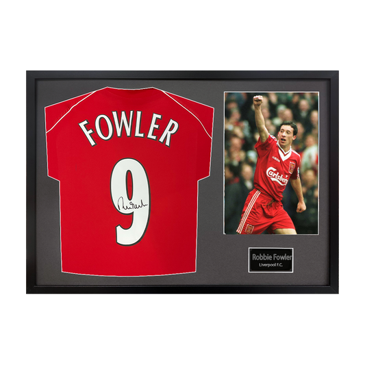Robbie Fowler Signed Liverpool Shirt Classic Frame