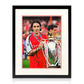 Robert Pires Signed Arsenal Image Deluxe Mount Frame
