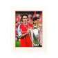 Robert Pires Signed Arsenal Image Deluxe Mount