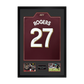 Morgan Rogers Signed Aston Villa Shirt Premium Frame